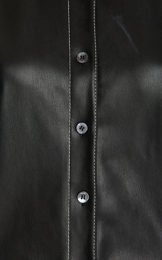 Joan Vegan Leather Shirt展示图