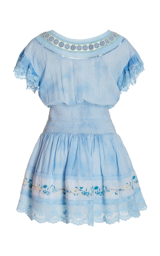Fontana Embroidered Cotton Mini Dress展示图