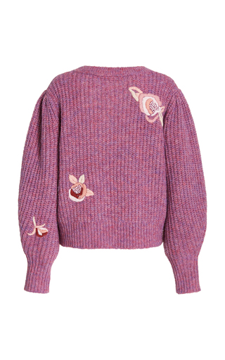 Ridge Embroidered Knitted Sweater展示图