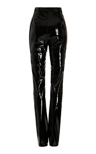 June Faux Patent-Leather Pants展示图