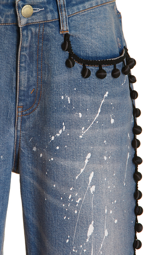 Yuki Paint-Splatter Straight-Leg Jeans展示图