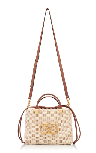 Valentino Garavani Vlogo Signature Small Basket Bag展示图