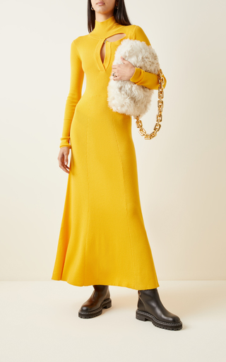 Cutout Wool-Cashmere Maxi Dress展示图