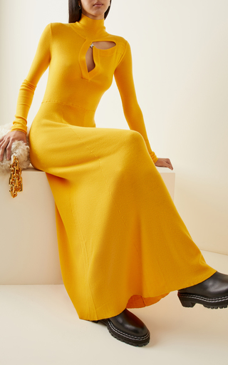 Cutout Wool-Cashmere Maxi Dress展示图