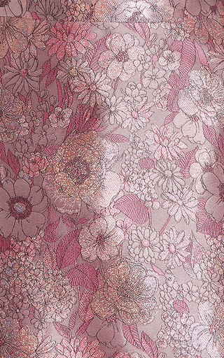 Metallic Floral Silk-Blend Jacquard Mini Skirt展示图