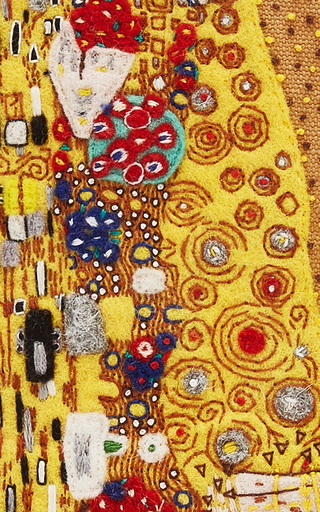 The Kiss Klimt Canelle Book Clutch展示图