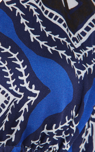 Malik Printed Twill Triangle Top展示图