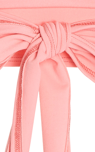 Ballet Tie-Detailed Stretch-Jersey Top展示图