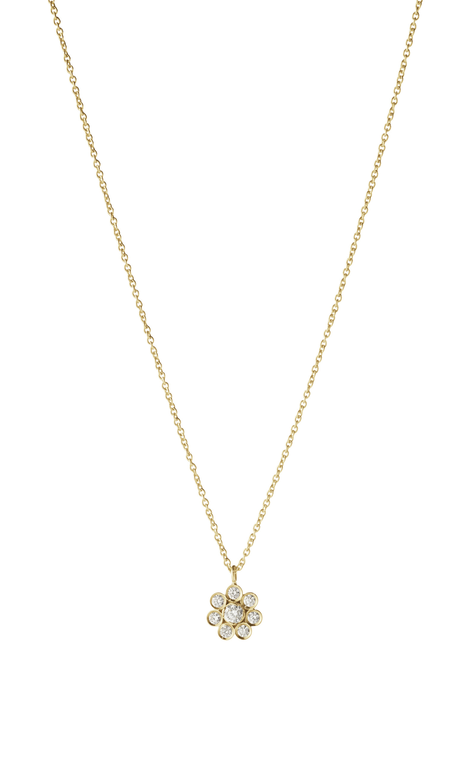 SOPHIE BILLE BRAHE Peggy Rosette 14-karat gold pearl necklace