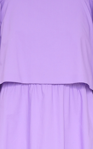 Poplin Power Ii Tiered Cotton Midi Dress展示图