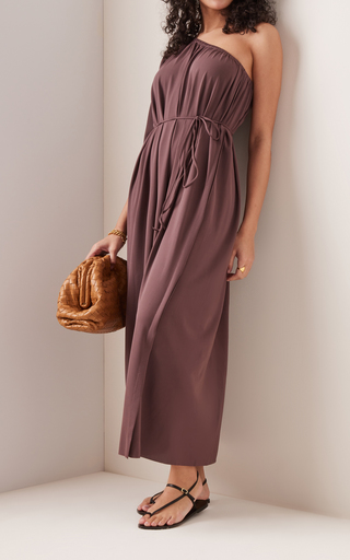 Georgie Belted One-Shoulder Maxi Dress展示图