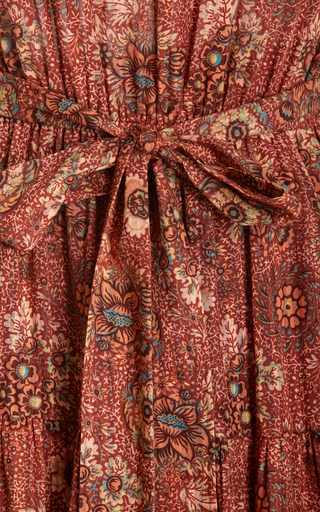 Virginia Cotton-Blend Midi Dress展示图