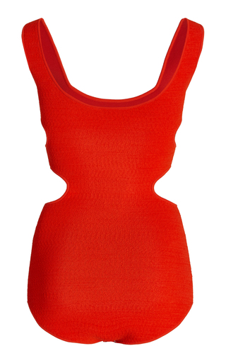 Cutout Textured-Knit Bodysuit展示图