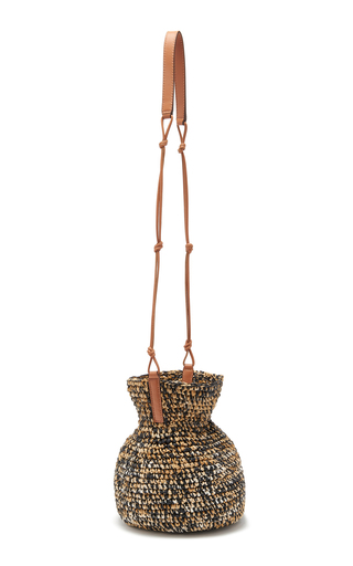 Tulip Raffia Basket Bag展示图