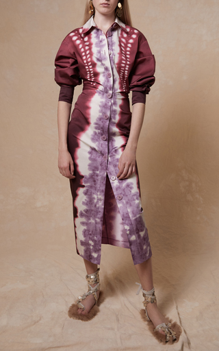 Ariadne Shibori Printed Maxi Dress展示图