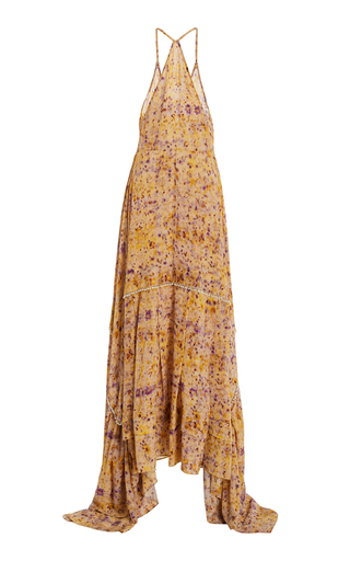 Athena Printed Silk Floor-Length Dress展示图