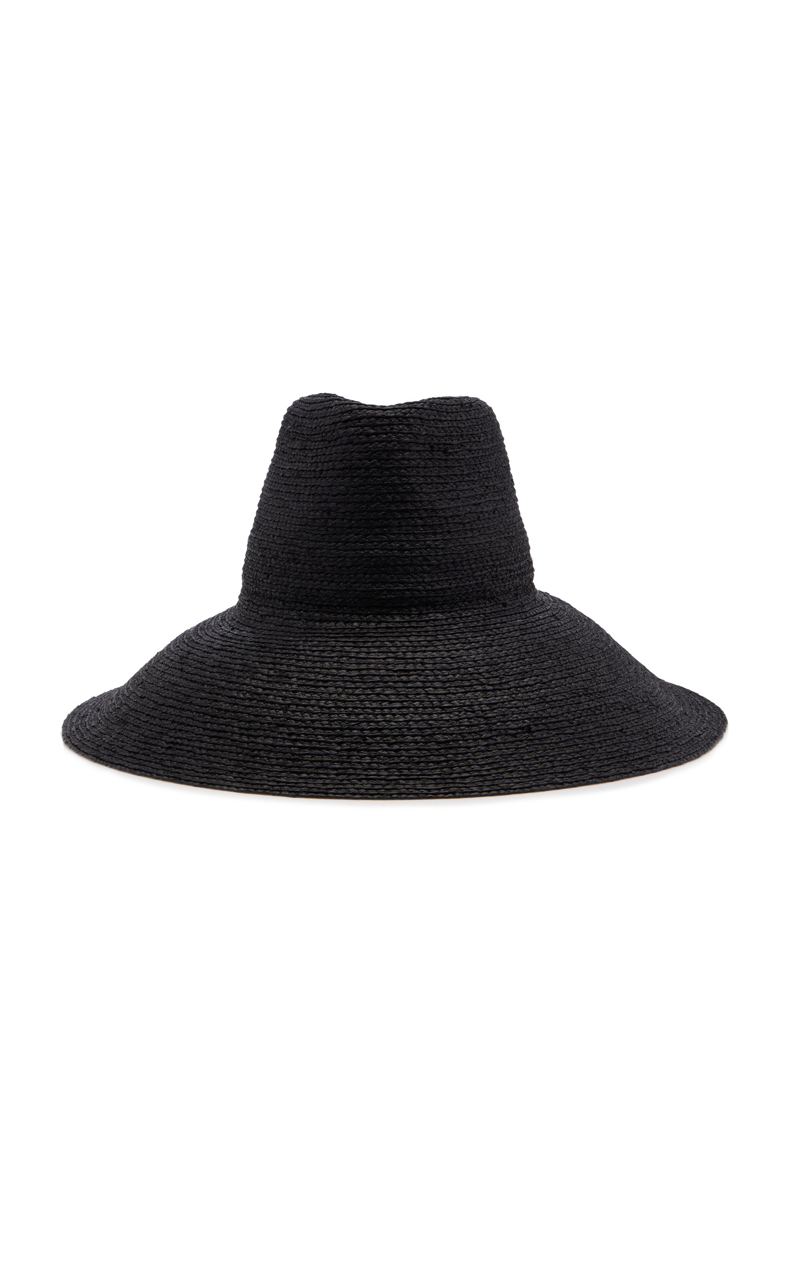 Janessa Leone Tinsley Raffia Straw Hat In Black | ModeSens