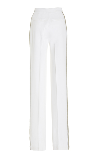 Embellished High-Waisted Tuxedo Pants展示图