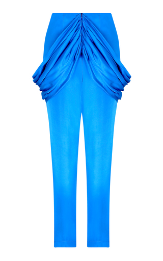 Draped Satin Pants展示图