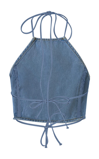 Denim Cropped Top展示图