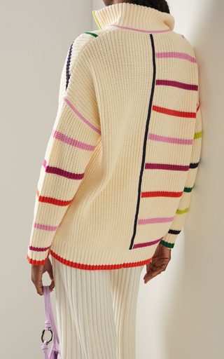 Hampton Oversized Cotton Half-Zip Sweater展示图