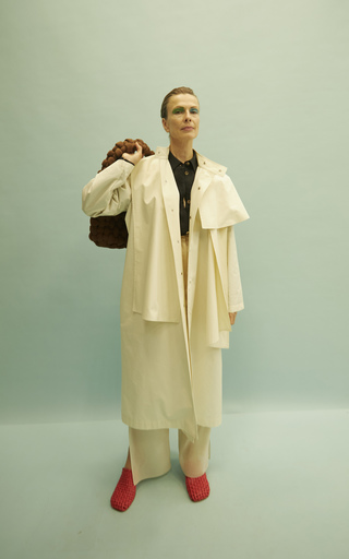 Layered-Effect Cotton-Blend Trench Coat展示图