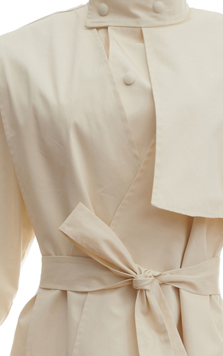 Layered-Effect Cotton-Blend Trench Coat展示图