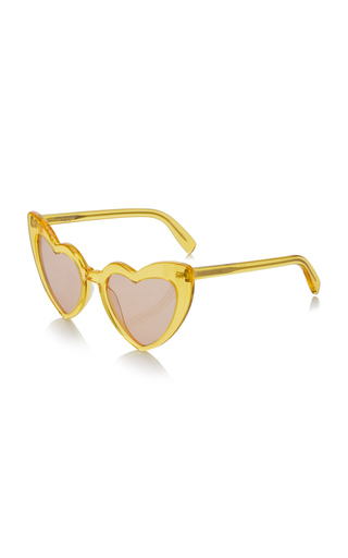 Loulou Heart-Shaped Acetate Sunglasses展示图