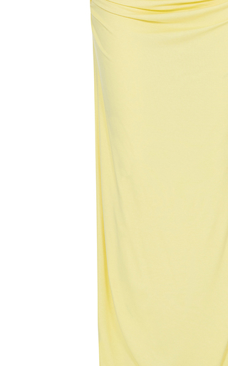 Draped Stretch-Jersey Maxi Skirt展示图