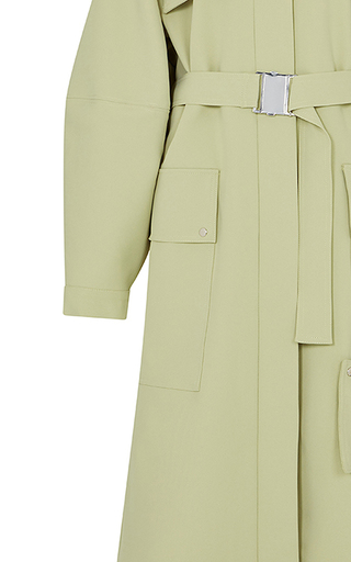 Del Oversied Belted Cady Trench Coat展示图