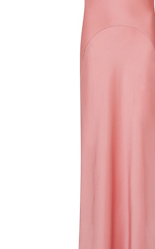 Raina Draped Satin Maxi Dress展示图