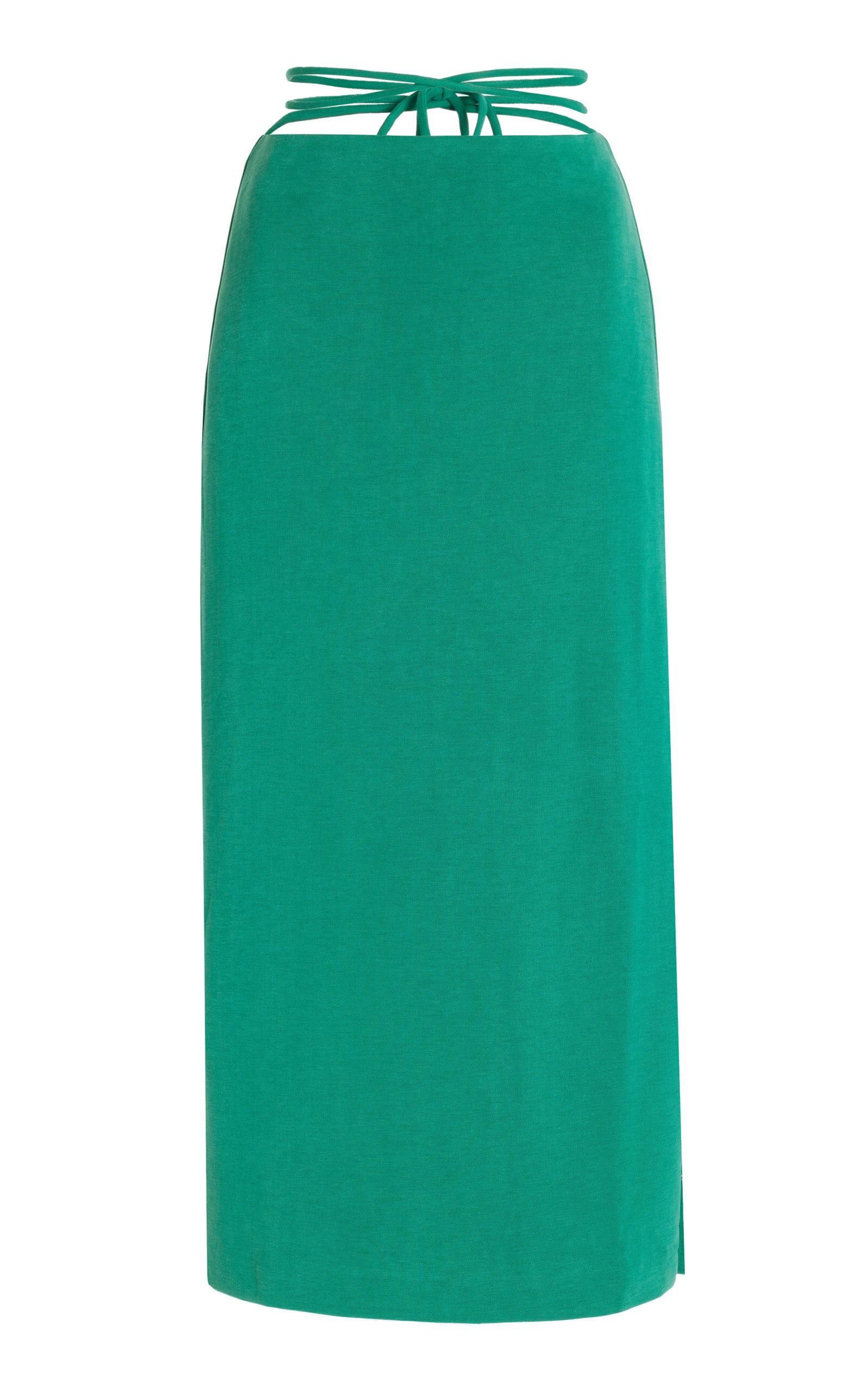 third-form-women-s-rip-tide-wrap-around-midi-skirt-in-green-modesens