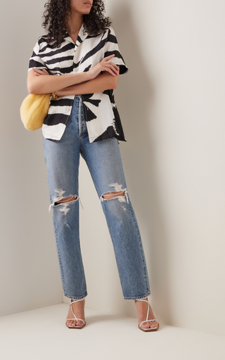 90s Pinch Rigid High-Rise Straight-Leg Jeans展示图