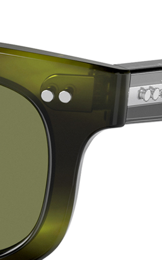 x Fai Square-Frame Acetate Sunglasses展示图