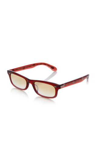 x Fai Square-Frame Acetate Sunglasses展示图