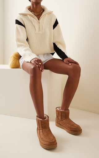 x Tschabalala Self Classic Shearling Mini Boots展示图