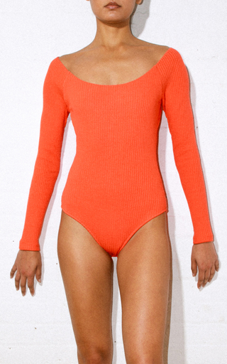 Martha Cotton-Blend Bodysuit展示图