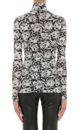 Kitty Printed Turtleneck Top展示图