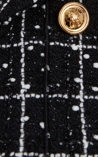 Double-Breasted Boucle Mini Dress展示图