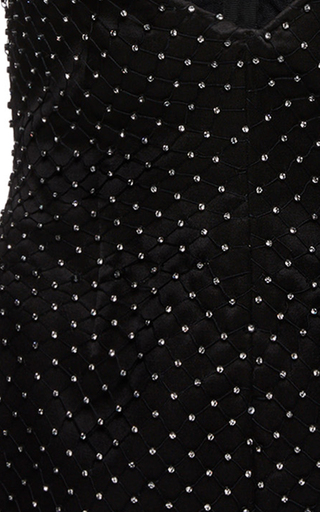 Crystal-Embroidered Silk-Wool Mini Dress展示图