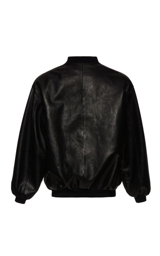 Leather Bomber Jacket展示图