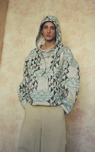 Clemence Quilted Hooded Cotton Jacket展示图