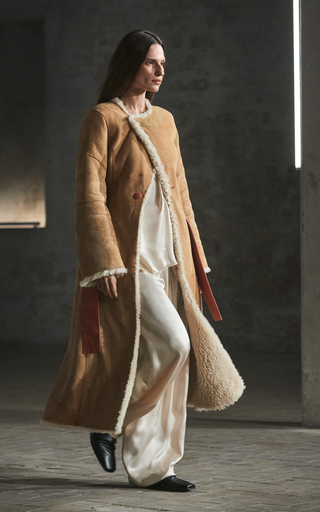 Perugia Reversible Shearling Coat展示图