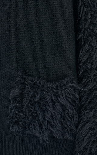 Fluffy Match Wool-Blend Cardigan展示图