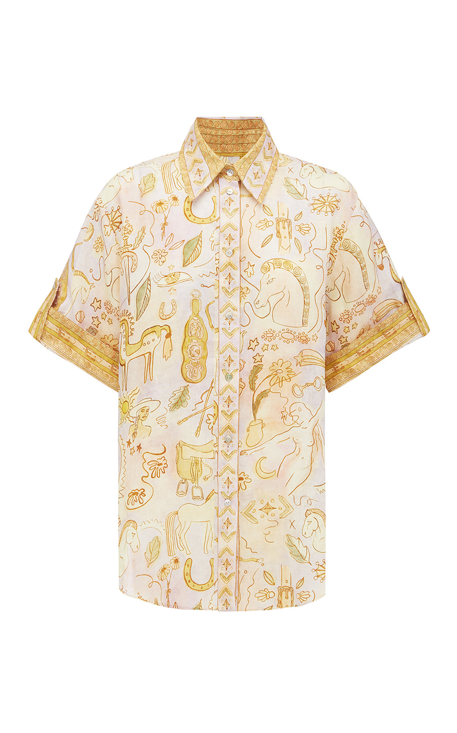 Alemais Women's Solitaire Shirt In Print | ModeSens