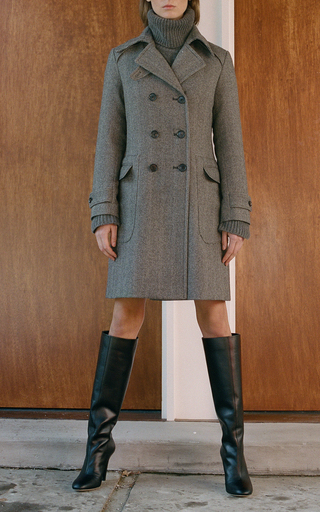 Lexia wool Peacoat展示图