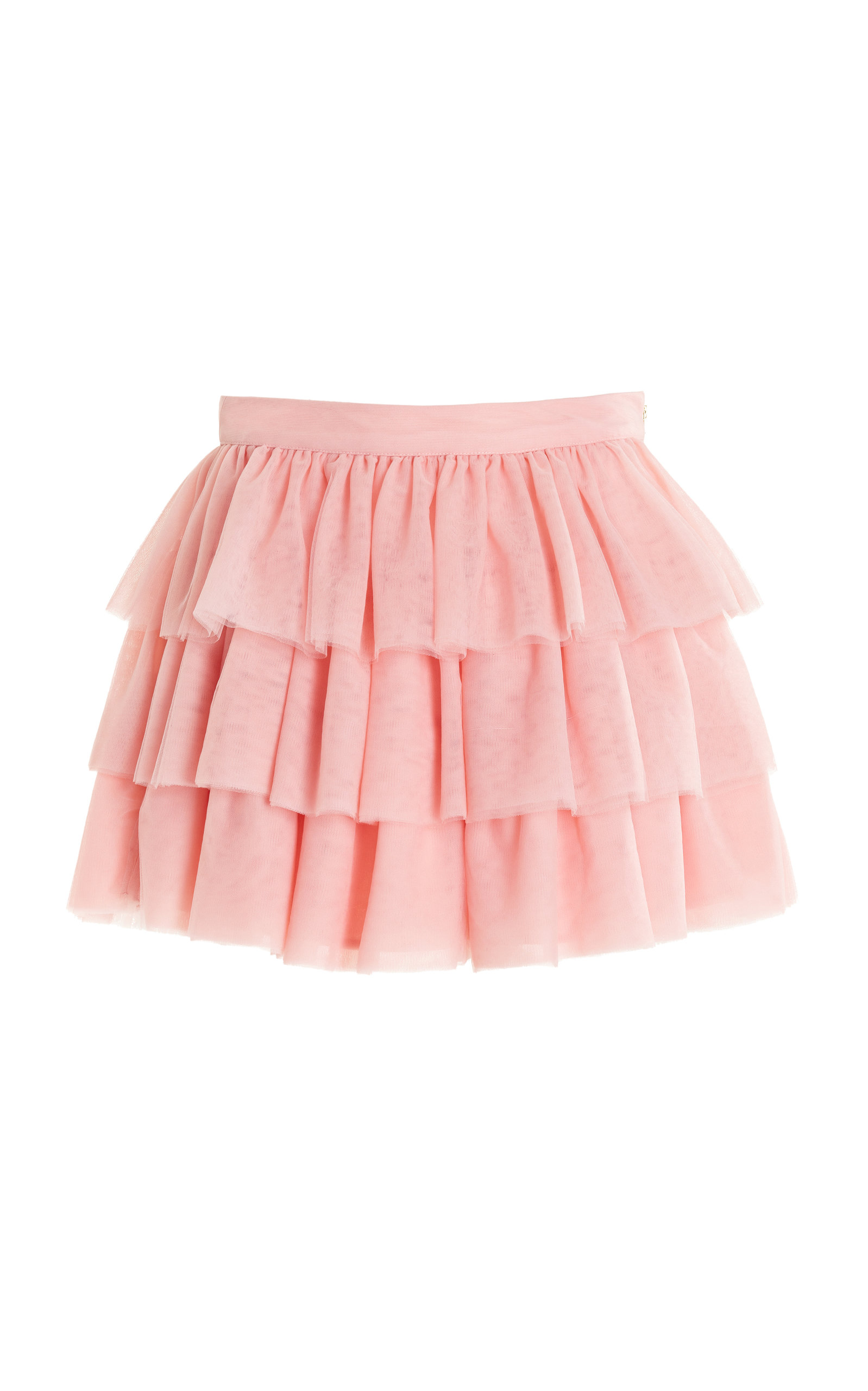 Loveshackfancy Women's Mateo Ruffled Tulle Mini Skirt In Pink | ModeSens