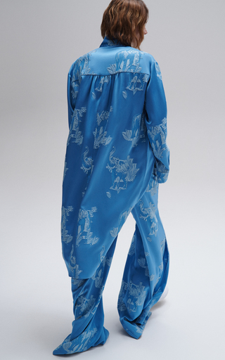 Noe�� Embroidered Satin Jumpsuit展示图