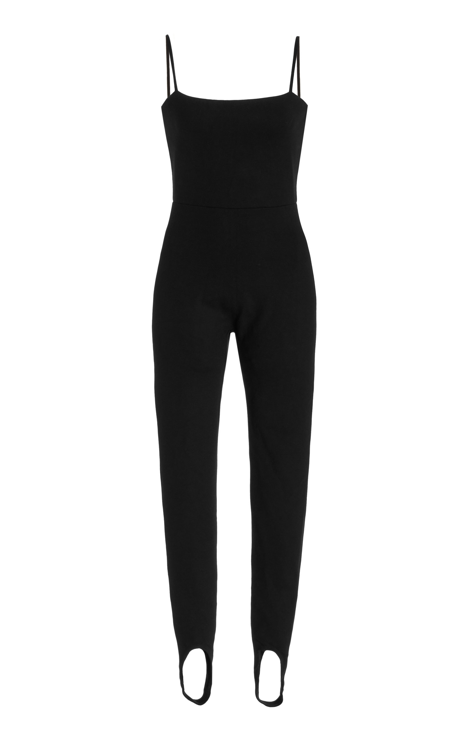 Leset Rio Stretch-ponte Stirrup Jumpsuit In Black | ModeSens