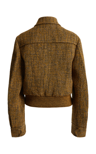 Tailored Wool-Blend Tweed Jacket展示图